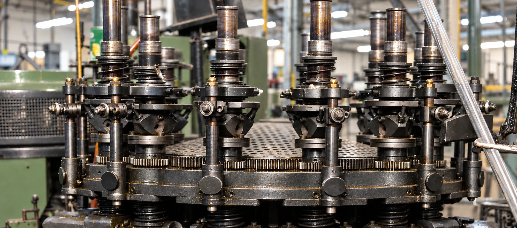 Vial forming machine